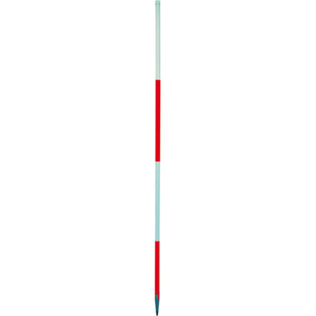 Barre d'alignement de construction 2.16m. Acier.enfichable.2.pointes