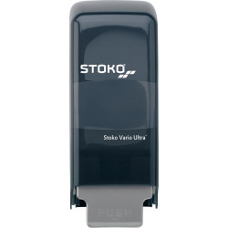 Distributeur mural en plastique noir Stoko Vario Ultra® pour systèmes de distribution de bouteilles souples de 1 et 2 l (V) et (A)