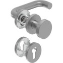 Poignée porte WE-Grt. ER 8 mm RS forme U. Ros. PZ forme U. Ros. PZ