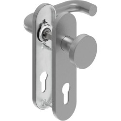 Poignée porte WE-Grt. ER 8 mm RS forme U. Court. PZ forme U. Court. PZ