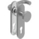 Poignée porte WE-Grt. ER 9 mm LS forme U. Court. FS. PZ forme U. Court. FS. PZ