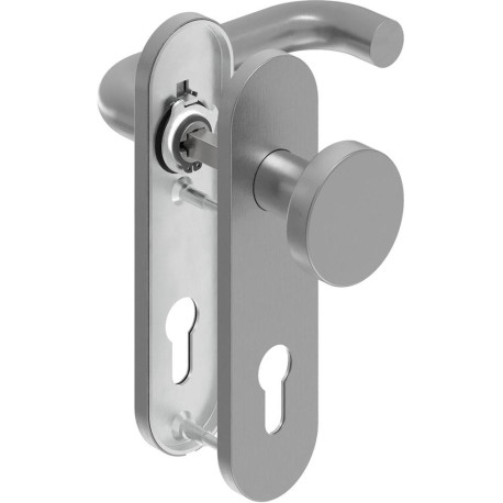 Poignée porte WE-Grt. ER 9 mm LS forme U. Court. FS. PZ forme U. Court. FS. PZ