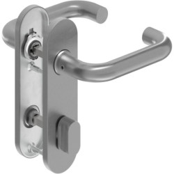 Poignée porte WC-Grt. ER Forme en U. Raccord court. Forme en U. Court.