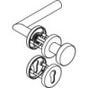 Poignée porte WE-Grt. ER 9 mm LS forme L. FS. PZ forme en L. FS. PZ