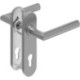 Poignée porte DD-Grt. ER 9 mm forme L. Raccord court. FS. PZ Forme en L. Court. FS. PZ