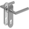 Poignée porte DD-Grt. ER 9 mm forme L. Raccord court. FS. PZ Forme en L. Court. FS. PZ