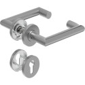 Poignée porte DD-Grt. ER 9 mm en forme de L avec re. FS. PZ Forme en L avec. FS. PZ