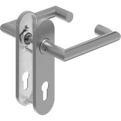 Poignée porte DD-Grt. ER 8 mm Forme L avec D.. PZ Forme L avec re. PZ