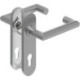 Poignée porte DD-Grt. ER 9 mm en forme de L avec re. FS. PZ Forme L avec D. FS. PZ