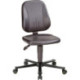 Siège de travail ESD Unitec 2. noir hauteur d'assise 440-620 mm similicuir. avec roulettes