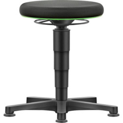 Tabouret pivotant Assise tissu Hauteur d'assise 450 - 650 mm avec patins