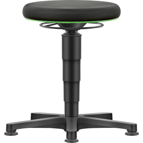 Tabouret pivotant Assise tissu Hauteur d'assise 450 - 650 mm avec patins