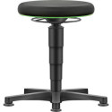 Tabouret pivotant Assise tissu Hauteur d'assise 450 - 650 mm avec patins