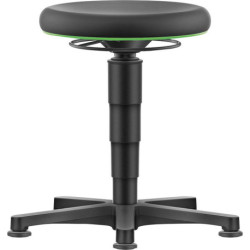 Tabouret pivotant Mousse intégrale Hauteur d'assise 450 - 650 mm avec patin