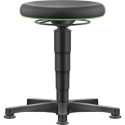 Tabouret pivotant Mousse intégrale Hauteur d'assise 450 - 650 mm avec patin