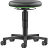 Tabouret pivotant Assise en similicuir Hauteur d'assise 450 - 650 mm avec roulettes