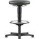 Tabouret pivotant Assise en similicuir Hauteur d'assise 530 - 750 mm avec patins et repose-pieds