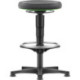 Tabouret pivotant Supertect hauteur d'assise 530 - 750 mm avec patins et repose-pieds