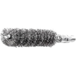 Brosse tubulaire avec filetage M6 Ø 8mm. Acier, poids 0.15mm Lessmann