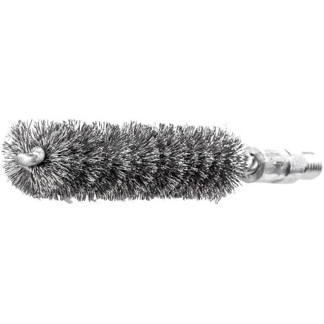Brosse tubulaire avec filetage M6 Ø 8mm. Acier, poids 0.15mm Lessmann