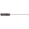 Brosse cylindrique avec oeillet 30 x100/300mm. Fil d'acier ondulé Lessmann