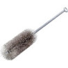Brosse cylindrique avec oeillet 4 x100/300mm. Fil d'acier ondulé Lessmann