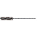 Brosse cylindrique avec oeillet 3 x100/300mm. Fil d'acier ondulé Lessmann