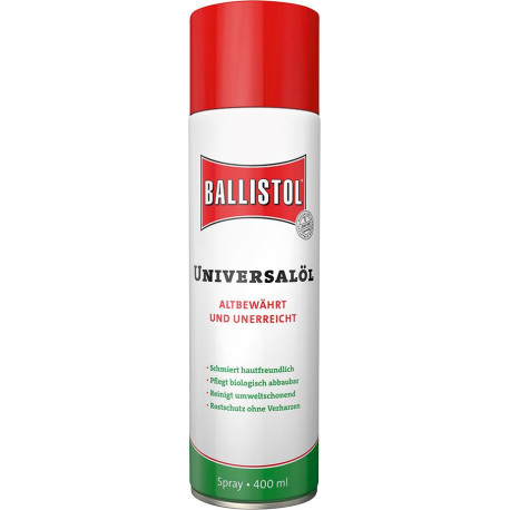 Huile universelle Ballistol aérosol 400ml (Par 12)