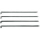 Jeu de doigts pour extracteur de tarauds 4 pièces M4 TAPMATIC 4 PCS