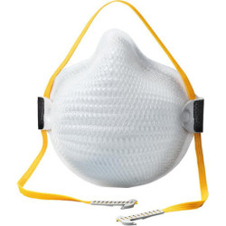 Masque de protection respiratoire 370001 FFP3RD. Lèvre d'étanchéité. emballé individuellement. (Par 8)