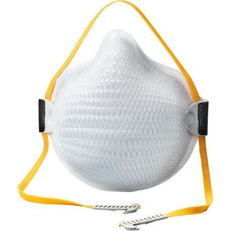 Masque de protection respiratoire 370001 FFP3RD. Lèvre d'étanchéité. emballé individuellement. (Par 8)