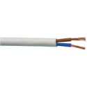 Cable électrique PVC H03VV-F2x0,75mm2, 5m