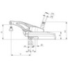 Vérin de serrage coulissant7600-30 M16x18 AMF