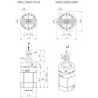 Pince hydraulique avec unité de compensation 45-50 bar AMF