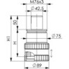 Élément intermédiaire grand 6425Z-300mm AMF