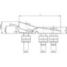 Tendeur plat 6496 M20x28mm AMF