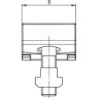 Tendeur plat 6496 M20x28mm AMF