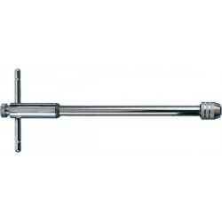 Porte-outils, Capacité 4 pans : 2,0-5,0 mm, pour queues filetées selon DIN M3-8, pour queues filetées selon ISO M1-6, Long. totale : 250 mm