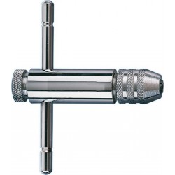 Porte-outils, Capacité 4 pans : 2,0-5,0 mm, pour queues filetées selon DIN M3-8, pour queues filetées selon ISO M1-6, Long. totale : 85 mm