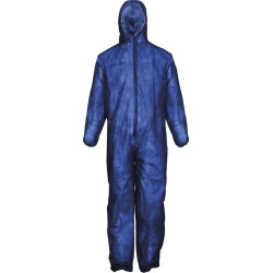 Combinaison de protection. PP. 50g/qm. bleu. Taille 2XL