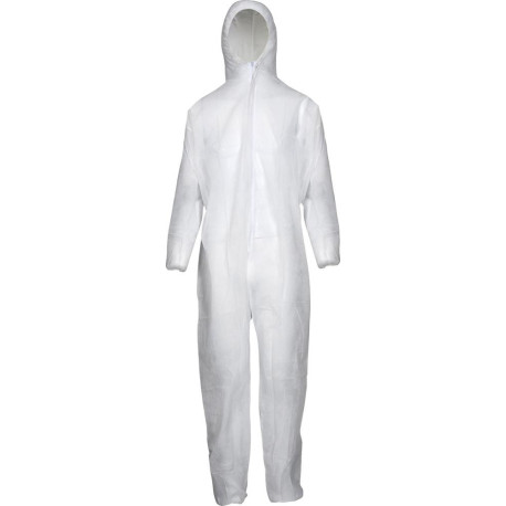 Combinaison de protection. PP. 50g/qm. blanc. Taille 2XL