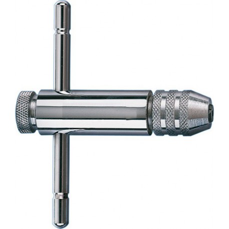 Porte-outils, Capacité 4 pans : 4,6-8,0 mm, pour queues filetées selon DIN M5-12, pour queues filetées selon ISO M6-12, Long. totale : 110 mm