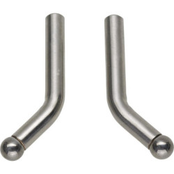Paire d'inserts de mesure 11x41mm coudés HP