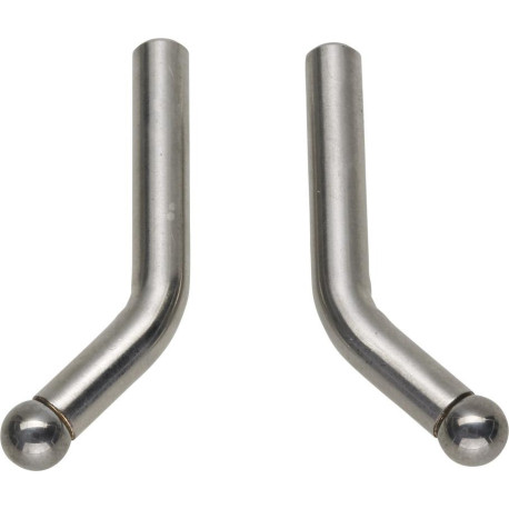 Paire d'inserts de mesure 11x41mm coudés HP