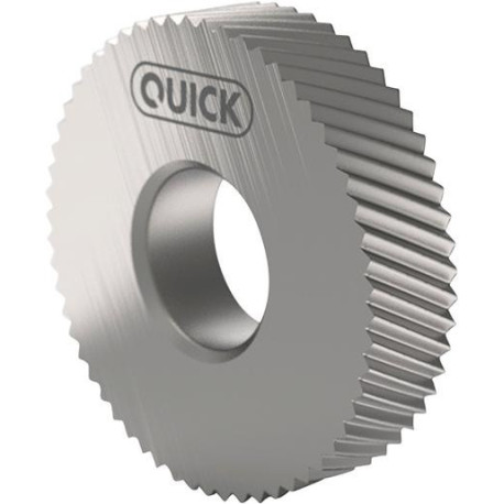 Roue moletée PM BR 30Grad 8.9x2.5x4 H7 P0.6 QUICK
