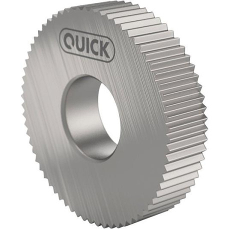 Roue moletée PM AA 21.5x5x8 H7 P1.6 QUICK
