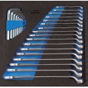 Assortiment d'outils pour servante CT2/3 Clé coudée, Argent Gedore