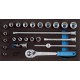 Assortiment d'outils pour servante CT1/3 clé a douille 3/8" Gedore