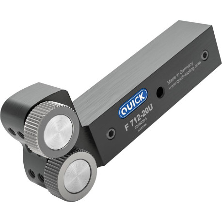 Outil de moletage QUICK F712-25U 25x25 pour moletage 20x8x6A13