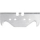 Lame à double tranchant 50.7x18.5x0.65mm Pack a 10 pièces LUTZ BLADES